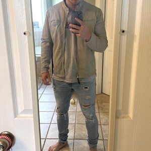 Mens Michael Kors Leather Jacket